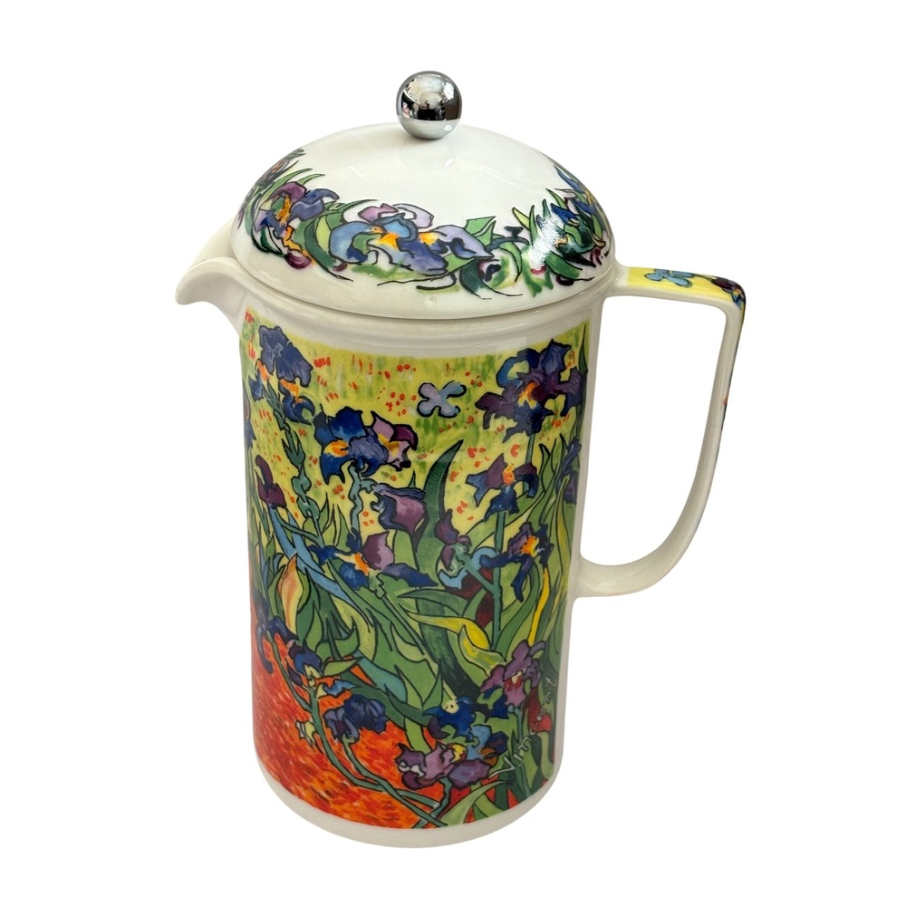 Chaleur Master Impressionists Van Gogh Irises Ceramic French Press D Burrows